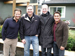 Nate Berkus, Mike Tutmarc, Nate Nelson, Jamie Drurie, l-r